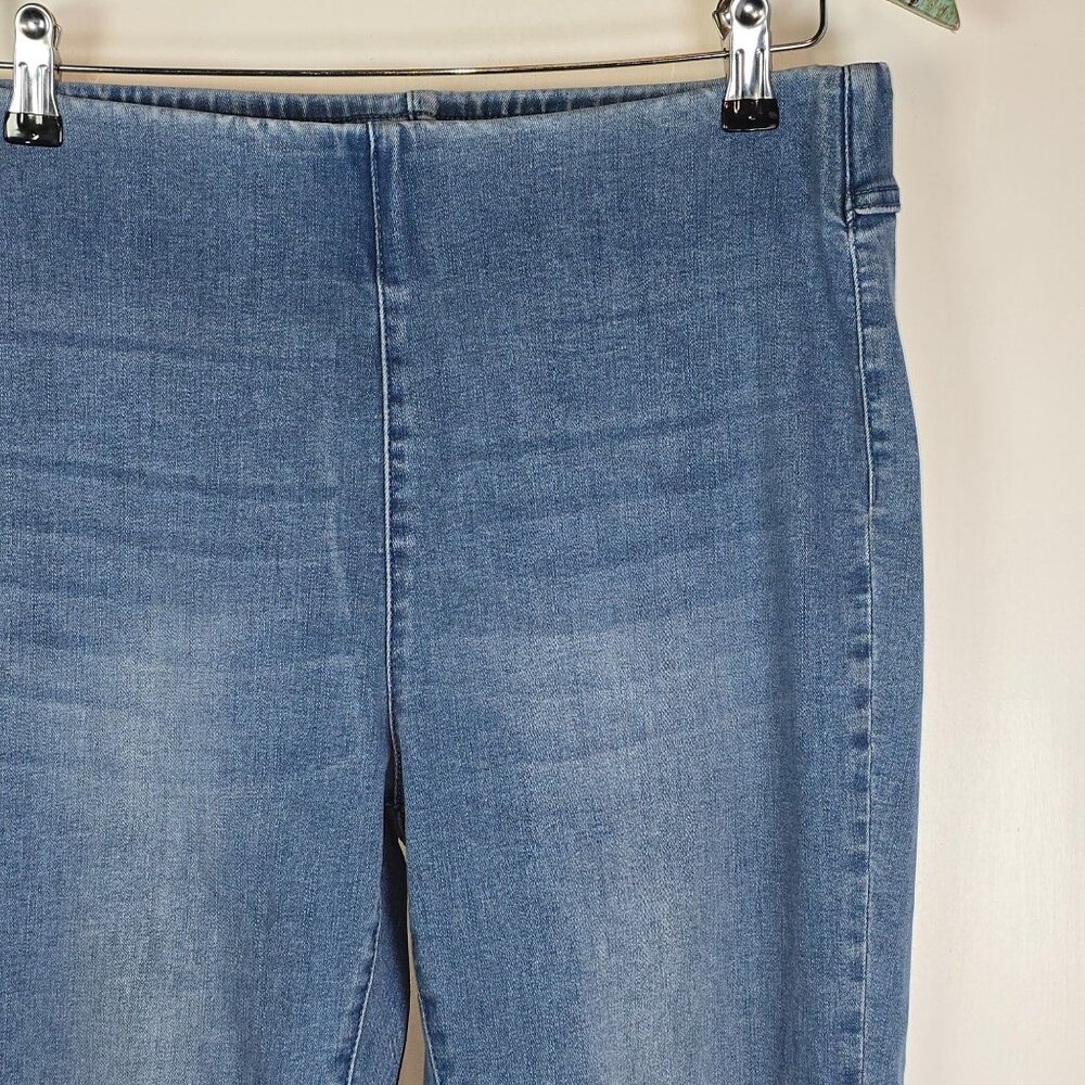 Soft Surroundings Supremely Soft Pull-On Skinny High Rise Jeggings, M, EUC - Picture 3 of 8